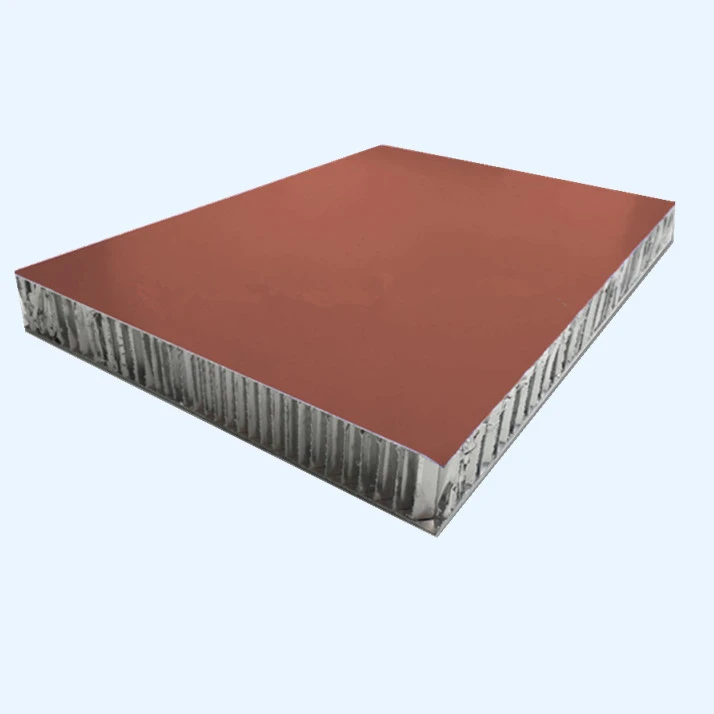 red color aluminum honeycomb panels 